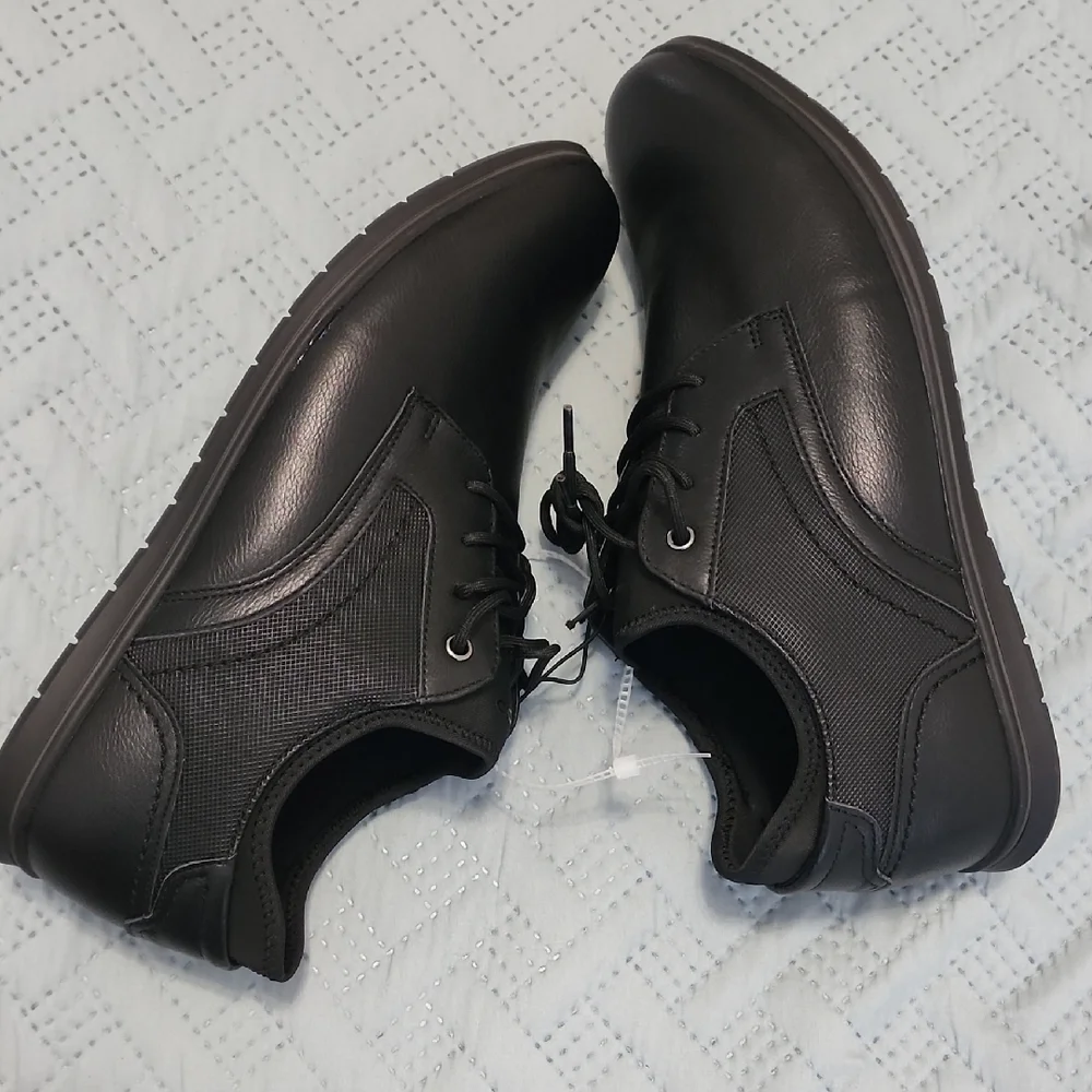 Aldo Men's Sleek Black Derbys